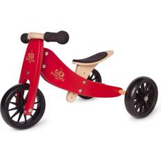 Kinderfeets Trehjulet cykel Kinderfeets 2-i-1 trehjulet cykel lille tot, rød