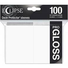 Udespil Ultra Pro 100 lommer Eclipse Gloss: Arctic White (Hvid) (Top kvalitet) Professional Sleeves #15600