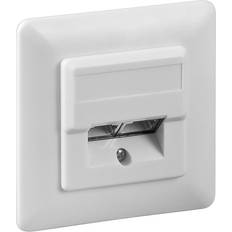 Goobay Ethernet, Data & Phone Outlets Goobay CAT 5e wall plate flush mounting