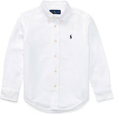 152 - Lange ærmer Skjorter Polo Ralph Lauren Boy's Slim Fit Oxford Shirt - White
