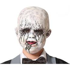 Hvid Ansigtsmasker Kostumer Atosa Evil Doll Halloween Mask