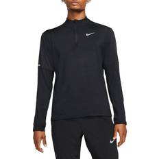 Nike Elastan/Lycra/Spandex Overdele Nike Element Dri-FIT 1/2-Zip Running Top Men's - Black