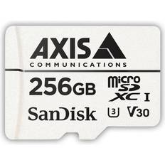 256 GB - Class 10 Hukommelseskort & USB Stik Axis Surveillance microSDXC Class 10 UHS-I U3 V30 100/50MB/s 256GB