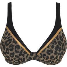 PrimaDonna Swim Kiribati Triangle Padded Bikini Top - Golden Safari