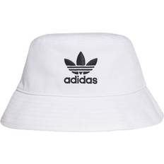 Adidas Herre Hatte adidas Trefoil Bucket Hat Unisex - White
