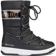 Moon Boot Børnesko Moon Boot Jr G. Quilted Wp Boots - Black/Copper