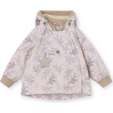 98 - Pink Fleecejakker Mini A Ture Wai Fleece Print Jacket - Mauve Chalk (1220334704-0023)