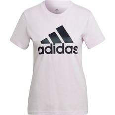 26 - Jersey - Rund hals T-shirts adidas Women's Loungewear Essentials Logo T-shirt - Almost Pink/Black