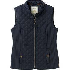 Joules V-udskæring Tøj Joules Minx Diamond Quilted Gilet - Marine Navy