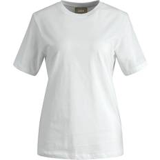 Jack & Jones Dame Overdele Jack & Jones Anna Ecological Cotton Mixture T-shirt -Bright white