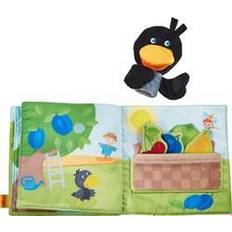 Haba Babylegetøj Haba Orchard Fabric Baby Book with Raven Finger Puppet 306081