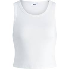 Jack & Jones Dame Overdele Jack & Jones Fallon Rib Line Tank Top - Bright White