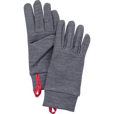 Grå - Uld Handsker Hestra Touch Point Warmth 5-Finger Gloves - Grey