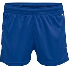 Blå - Dame - Polyester Shorts Hummel Core XK Poly Shorts Women - True Blue