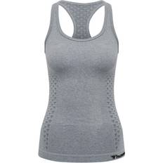 Hummel Træningstøj Overdele Hummel CI Seamless Top Women – Grey Melange