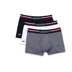 Lacoste Boxsershorts tights Underbukser Lacoste Iconic Trunks 3-pack - Navy Blue/White