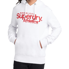Superdry Core Logo Athletics Hoodie - Optic White