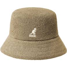 Beige - Nylon Hatte Kangol Bermuda Bucket Hat Unisex - Oat