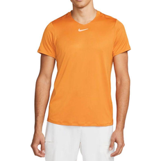 Nike Court Dri-FIT Advantage Tennis Top Men - Light Curry/White