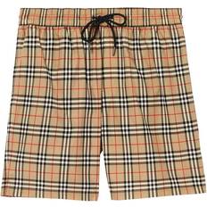 Burberry Badetøj Burberry Guildes Plaid Swim Shorts - Archive Beige