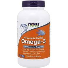 Now Foods Fedtsyrer Now Foods Omega-3 1000 mg 200 Fish Softgels