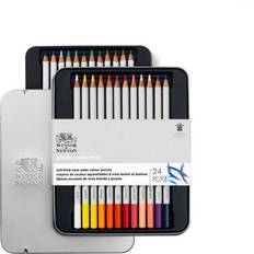 Winsor & Newton Farveblyanter Winsor & Newton Precision watercolour pencil 24pcs in tin box