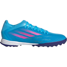 42 ⅓ - Gummi - Unisex Fodboldstøvler Adidas X Speedflow.3 Turf - Sky Rush/Team Shock Pink/Cloud White
