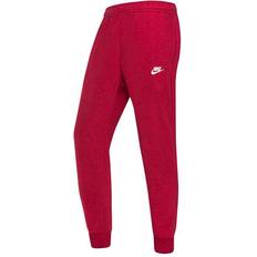 Nike Bomuld - Unisex Bukser Nike Sportswear Club Fleece Joggers Unisex - University Red/White