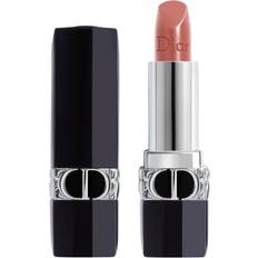 Tonede Læbepomade Dior Rouge Dior Colored Refillable Lip Balm #001 Nude Look Satin 3.4g