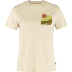 Fjällräven Beige - Dame T-shirts & Toppe Fjällräven Nature T-shirt W - Chalk White