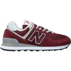 New Balance 48 ½ - 6,5 - Dame Sneakers New Balance 574 W - Burgundy with White