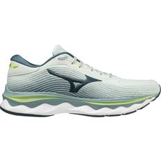 40 ⅓ - 8,5 - Herre Løbesko Mizuno Wave Sky 5 M - Misty Blue /Orion Blue/Neo Lime