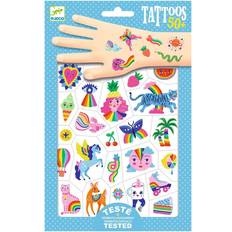 Djeco Plastlegetøj Kreativitet & Hobby Djeco Tattoos Rainbows