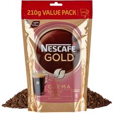 Nescafé Kaffe Nescafé Gold Crema 210g 1pack