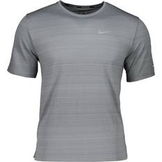 Nike Slids T-shirts & Toppe Nike Dri-FIT Miler Running Top Men's - Smoke Grey