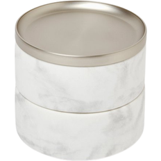 Smykkeopbevaringer Umbra Tesora Jewelry Box - White/Nickel