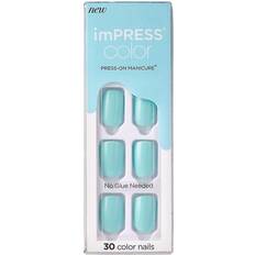 Kiss imPRESS Press-on Manicure Mint To Be 30-pack