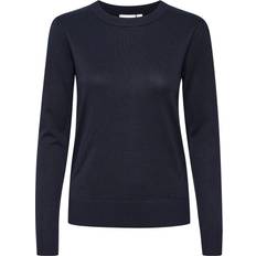 Blå - Dame - Viskose Sweatere Saint Tropez Mila Pullover Sweaters - Night Sky