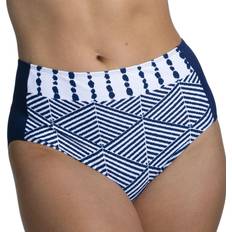26 - Dame - Polyamid Bikinier Miss Mary Azur Bikini Panty - Navy Blue