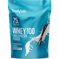 Forbedrer muskelfunktionen Vitaminer & Kosttilskud Bodylab Whey 100 Vanilla Protein Powder 1000g 1 stk