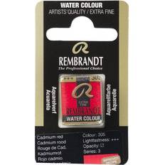 Rembrandt akvarelfarve half pan – Cadmium Red 305