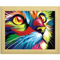 Paint by Numbers Rainbow Cat