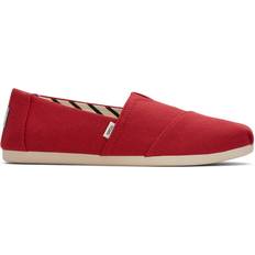 39 ½ - Dame - Rød Lave sko Toms Alpargata Flats W - Red