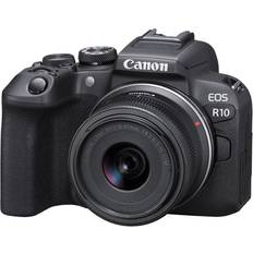 Canon APS-C Systemkameraer uden spejl Canon EOS R10 + RF-S 18-45mm F4.5-6.3 IS STM
