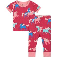 Hatley Børnetøj Hatley Frolicking Unicorns Pajamas - Pink