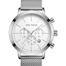 Megir Armbåndsure Megir Mini Focus White Silver Mesh