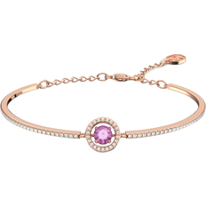 Swarovski Sparkling Dance Bangle - Rose Gold/Purple/Transparent