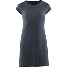 Blå - Elastan/Lycra/Spandex - Korte kjoler Fjällräven High Coast Dress W - Navy