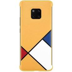 Huawei Gul Mobiletuier Huawei Mate 20 Pro Abstract Art Theme Case Yellow