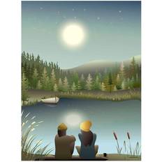 Vissevasse Moonlight With You Plakat 30x40cm